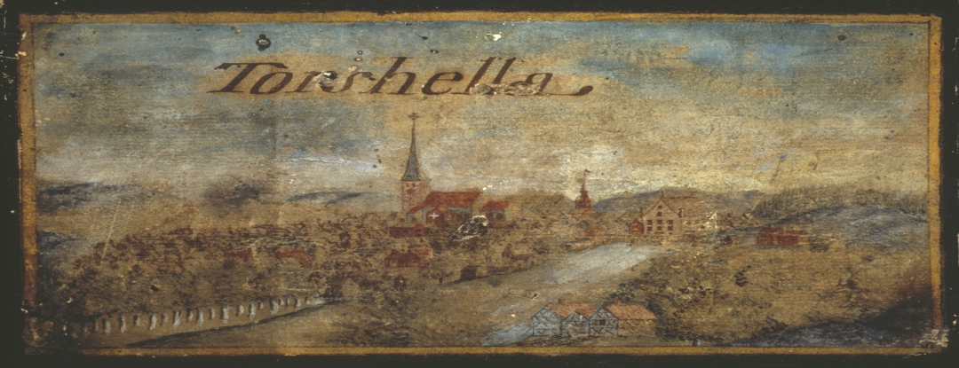 Torshella 1689 - från ramen på Gripenhielms Mälarkarta